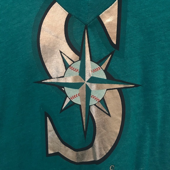 Nike Tops - Women’s Nike Seattle Mariners Baseball V-neck T-Shirt